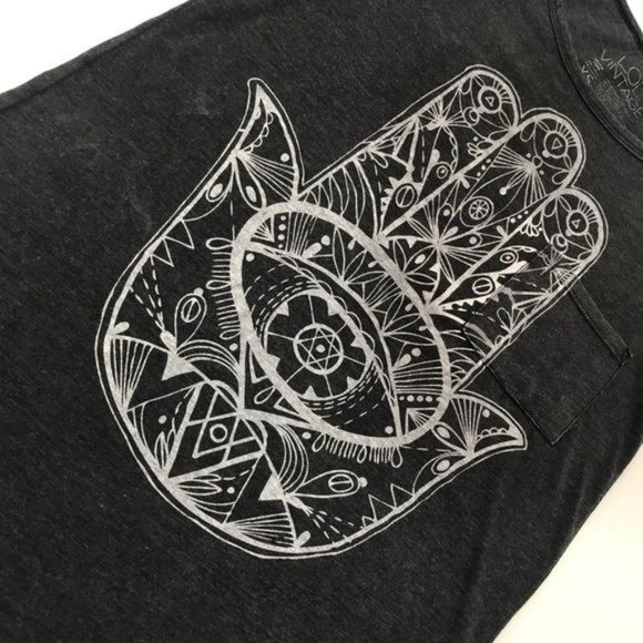 LOL Vintage Hamsa Graphic Tee Size XS - Picture 3 of 5